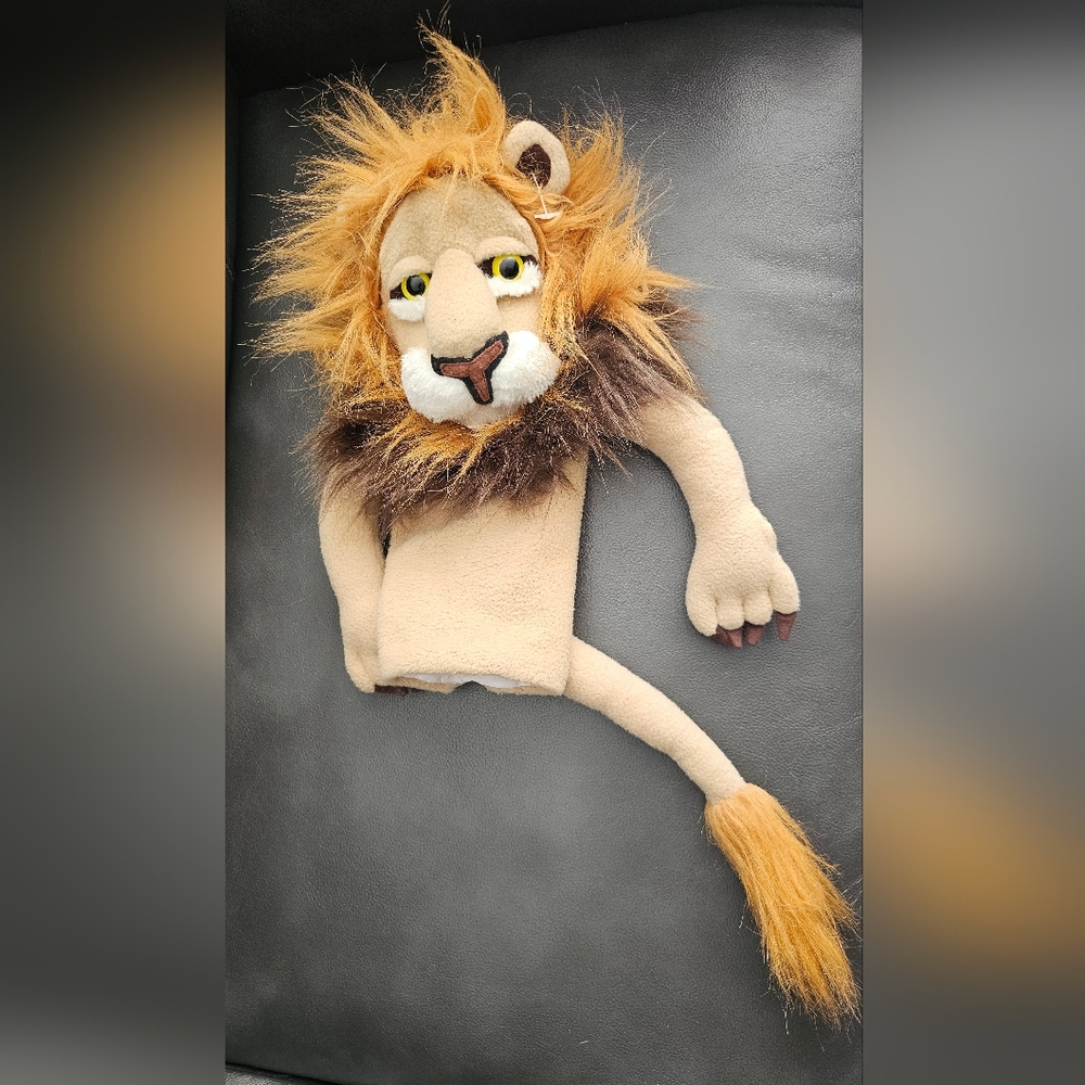 Melissa & Doug Lion Hand Puppet Plush Stuffed Animal